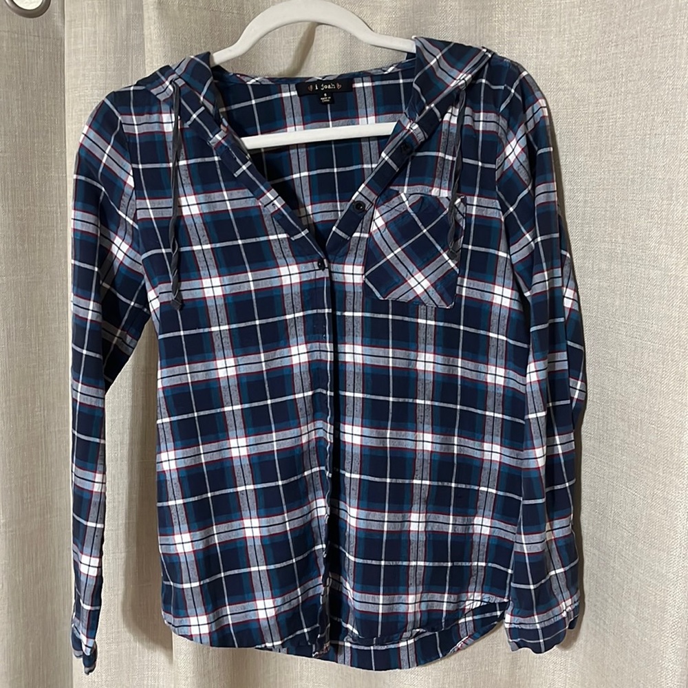 Blue and White Flannel